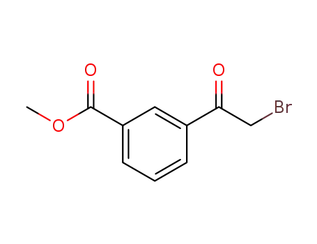 Molecular Structure of 27475-19-0 (3-(2-Bromo-acetyl)-benzoic acid methyl ester)