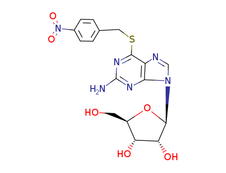 Guanosine,6-S-[(4-nitrophenyl)methyl]-6-thio- cas  13153-27-0