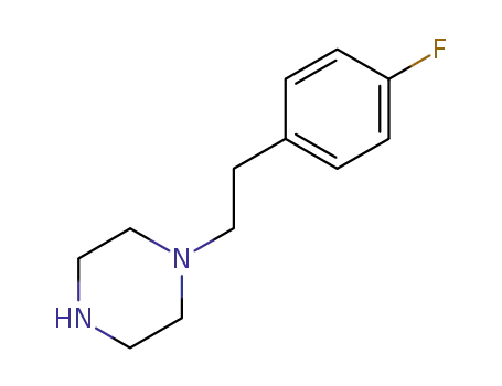 Molecular Structure of 70931-33-8 (1-[2-(4-Fluorophenyl)ethyl]piperazine)