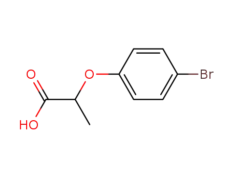 Molecular Structure of 32019-08-2 (2-(4-BROMOPHENOXY)PROPANOIC ACID)