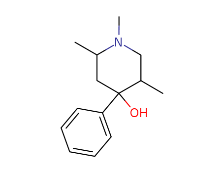 4-Piperidinol, 1,2,5-trimethyl-4-phenyl-