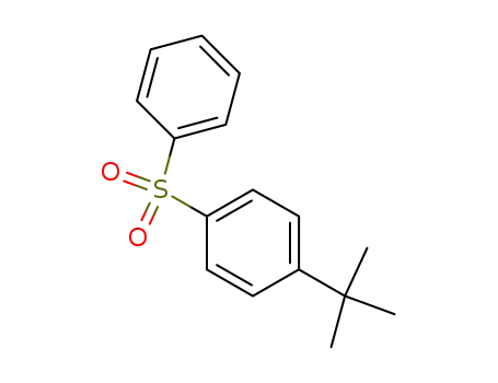 Molecular Structure of 101431-40-7 (Benzene, 1-(1,1-dimethylethyl)-4-(phenylsulfonyl)-)