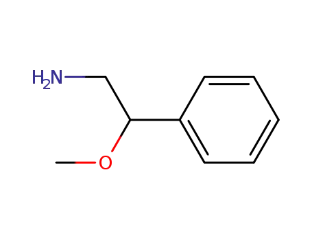 Molecular Structure of 3490-79-7 (Benzeneethanamine, b-methoxy-)