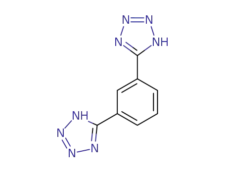 Molecular Structure of 3544-13-6 (5,5’-(1,3-phenylene)bis(1H-tetrazole))