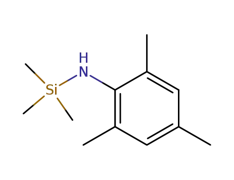 Molecular Structure of 69563-04-8 (Silanamine, 1,1,1-trimethyl-N-(2,4,6-trimethylphenyl)-)