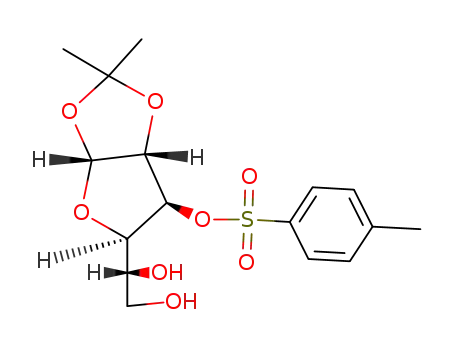 Molecular Structure of 2946-01-2 (1,2-O-(1-methylethylidene)-3-O-[(4-methylphenyl)sulfonyl]hexofuranose)