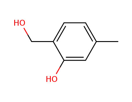 Molecular Structure of 7405-12-1 (2-HydroxyMethyl-5-Methyl-phenol)