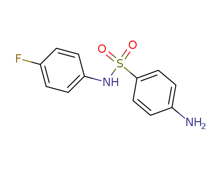 Molecular Structure of 1494-85-5 (4-AMINO-N-(4-FLUORO-PHENYL)-BENZENESULFONAMIDE)