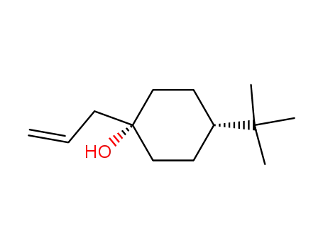 Molecular Structure of 42437-24-1 (Cyclohexanol, 4-(1,1-dimethylethyl)-1-(2-propenyl)-, cis-)