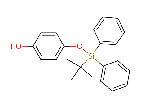 Molecular Structure of 108534-48-1 (Phenol, 4-[[(1,1-dimethylethyl)diphenylsilyl]oxy]-)