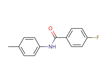 Molecular Structure of 399-05-3 (4-fluoro-N-(4-methylphenyl)benzamide)