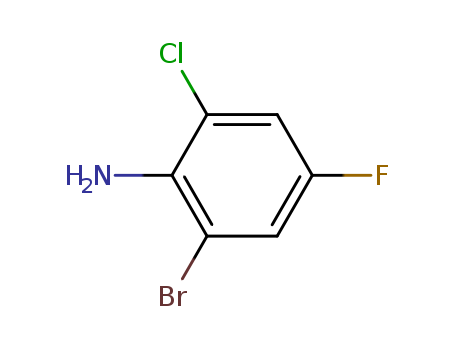 2-Bromo-6-chloro-4-fluoroaniline cas  201849-14-1