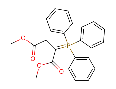 Molecular Structure of 1104-78-5 (2-(Triphenylphosphoranylidene)butanedioic acid dimethyl ester)