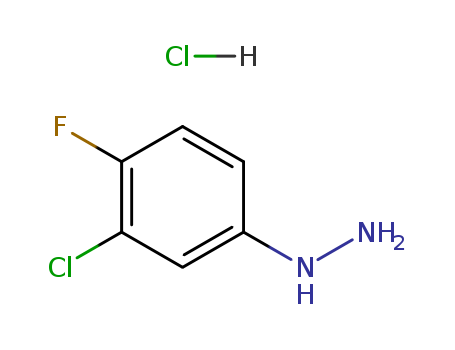 3-Chloro-4-fluorophenylhydrazine hydrochloride cas  175135-74-7