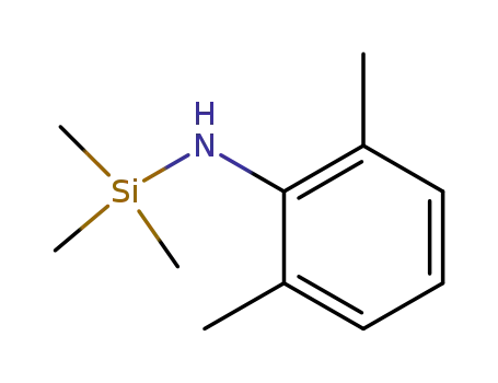 Molecular Structure of 69563-03-7 (Silanamine, N-(2,6-dimethylphenyl)-1,1,1-trimethyl-)