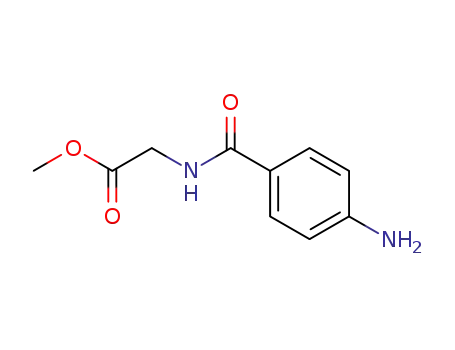 Molecular Structure of 5259-86-9 (METHYL [(4-AMINOBENZOYL)AMINO]ACETATE HYDROCHLORIDE)