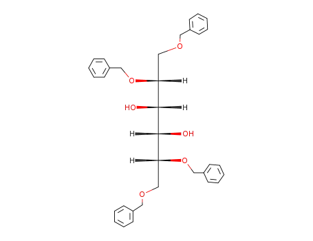 Molecular Structure of 20196-69-4 (1,2,5,6-tetra-O-benzyl-D-mannitol)