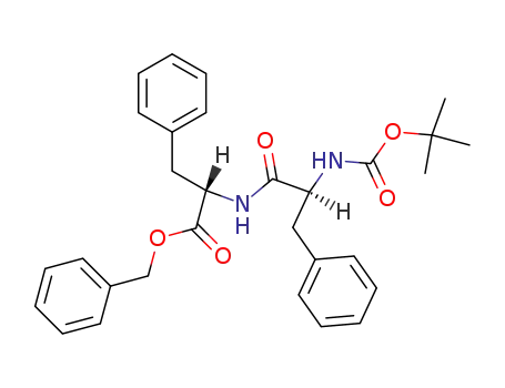 L-Phenylalanine, N-[N-[(1,1-dimethylethoxy)carbonyl]-L-phenylalanyl]-,
phenylmethyl ester