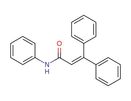 Molecular Structure of 4226-74-8 (N,3,3-triphenylprop-2-enamide)