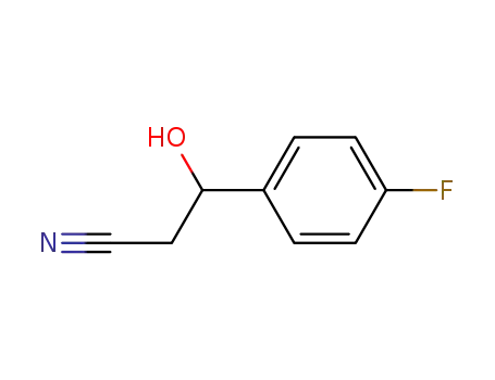 Benzenepropanenitrile, 4-fluoro-beta-hydroxy-