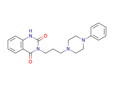 2,4(1H,3H)-Quinazolinedione,3-[3-(4-phenyl-1-piperazinyl)propyl]-
