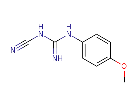 Molecular Structure of 41988-52-7 (1-cyano-2-(4-methoxyphenyl)guanidine)