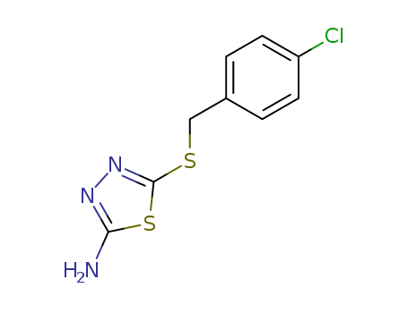 5-[(4-chlorophenyl)methylsulfanyl]-1,3,4-thiadiazol-2-amine cas  72836-33-0