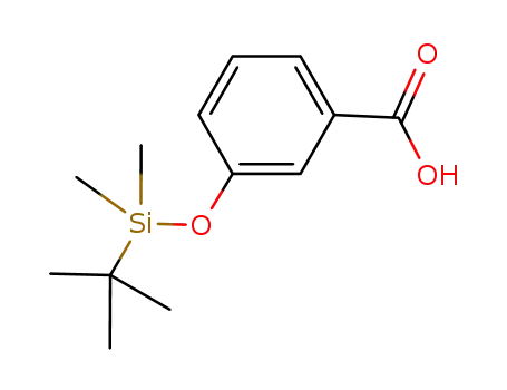 Molecular Structure of 160907-95-9 (Benzoic acid, 3-[[(1,1-dimethylethyl)dimethylsilyl]oxy]-)