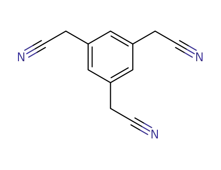 Molecular Structure of 80935-59-7 (2,2',2''-(benzene-1,3,5-triyl)triacetonitrile)