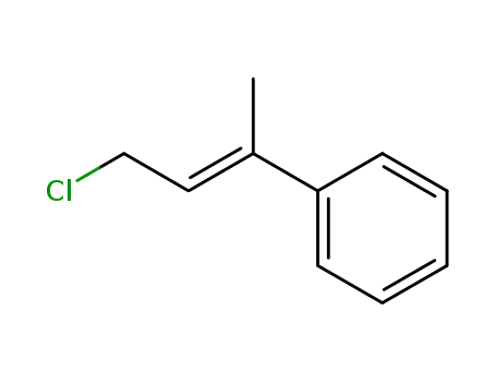 Molecular Structure of 124604-57-5 (Benzene, (3-chloro-1-methyl-1-propenyl)-, (E)-)