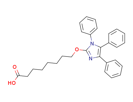 Octanoic acid,8-[(1,4,5-triphenyl-1H-imidazol-2-yl)oxy]-