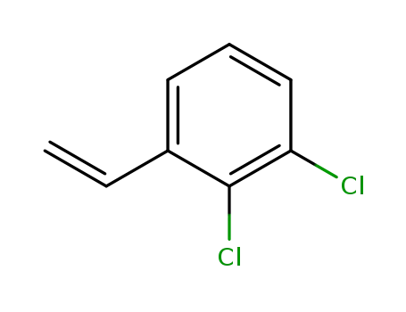 Molecular Structure of 2123-28-6 (1,2-Dichloro-3-vinylbenzene)