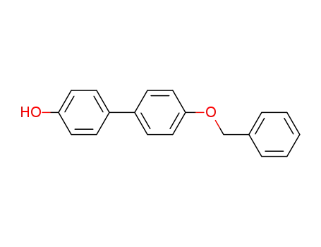 Molecular Structure of 52189-87-4 ([1,1'-Biphenyl]-4-ol, 4'-(phenylmethoxy)-)