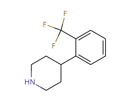 Molecular Structure of 308823-90-7 (4-[2-(trifluoromethyl)phenyl]piperidine)