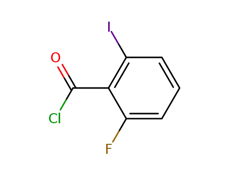 Molecular Structure of 111771-12-1 (2-FLUORO-6-IODOBENZOYL CHLORIDE  97)