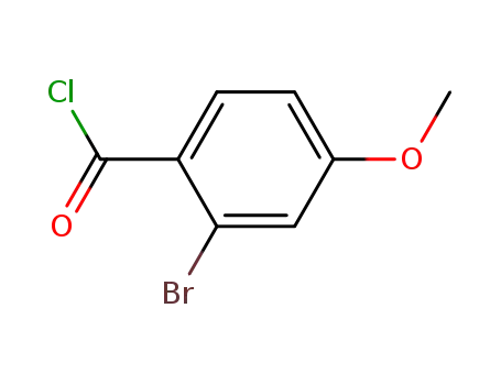 Molecular Structure of 88741-40-6 (Benzoyl chloride, 2-bromo-4-methoxy-)