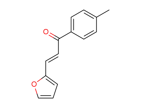 Molecular Structure of 114570-68-2 (2-Propen-1-one, 3-(2-furanyl)-1-(4-methylphenyl)-, (E)-)