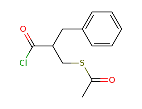 2-Acetylthiomethyl-3-phenyl-propionyl chloride