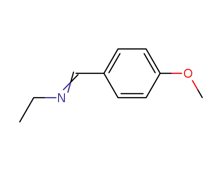 Molecular Structure of 17972-12-2 (4-methoxybenzylideneethylamine)