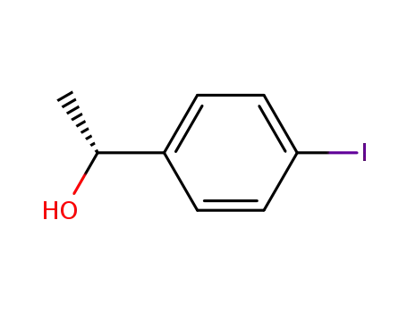 Molecular Structure of 220089-24-7 ((R)-(+)-1-(4-iodophenyl)ethanol)