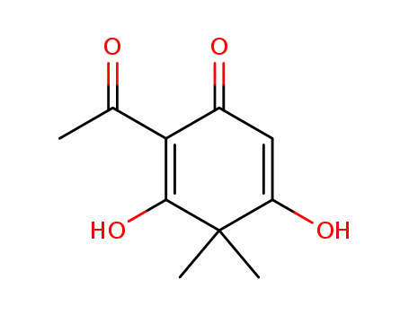 2,5-Cyclohexadien-1-one, 2-acetyl-3,5-dihydroxy-4,4-dimethyl-