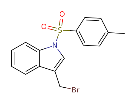 1H-Indole, 3-(bromomethyl)-1-[(4-methylphenyl)sulfonyl]-