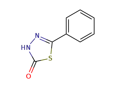 Molecular Structure of 24028-40-8 (5-phenyl-1,3,4-thiadiazol-2(3H)-one)