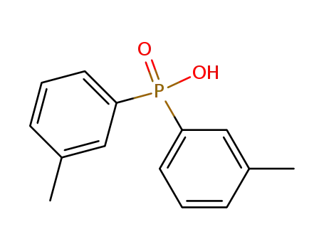 Molecular Structure of 57906-75-9 (bis(3-methylphenyl)phosphinic acid)