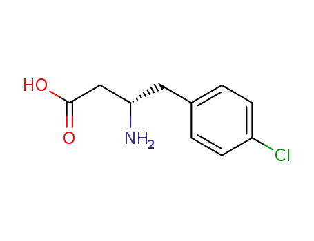 Molecular Structure of 678969-20-5 (3-AMINO-4-(4-CHLOROPHENYL)BUTANOIC ACID)