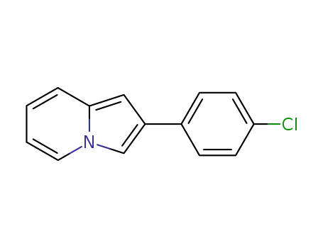 Molecular Structure of 7496-73-3 (2-(4-chlorophenyl)indolizine)