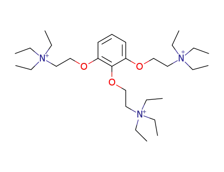Molecular Structure of 7006-17-9 (2,2',2''-(1,2,3-Benzenetriyltrisoxy)tris(N,N,N-triethylethanaminium))