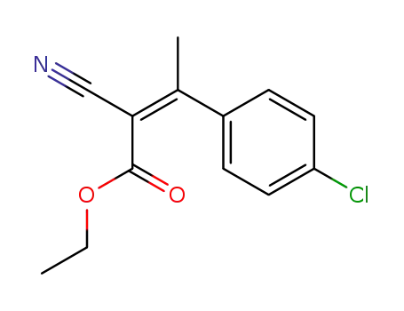 2-Butenoic acid, 3-(4-chlorophenyl)-2-cyano-, ethyl ester, (Z)-