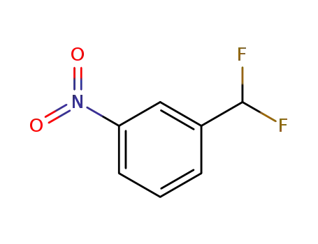 Molecular Structure of 403-25-8 (1-(Difluoromethyl)-3-nitro-benzene)
