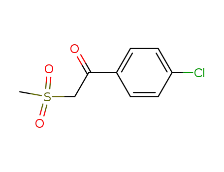 Molecular Structure of 24437-48-7 (1-(4-CHLOROPHENYL)-2-(METHYLSULFONYL)ETHANONE)